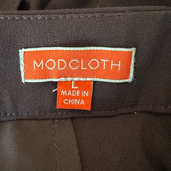 Modcloth‎ Women's Hold in Suspends Wide Leg Pants Size Large Black - Picture 5 of 7